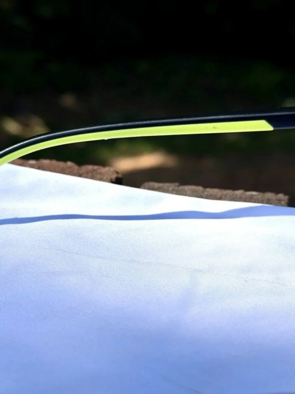 Prada Linea Rossa PS 50YS Sunglasses Matte Black Neon Yellow Aviator 62mm W/ COA